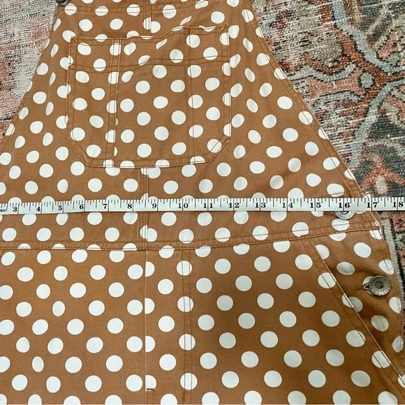 Brixton Christina Crop Polka Dot Overalls - Picture 9 of 12